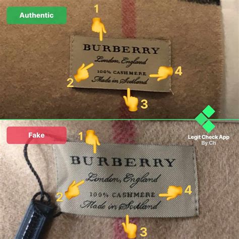 how to tell a real burberry scarf from a fake|how to authenticate burberry.